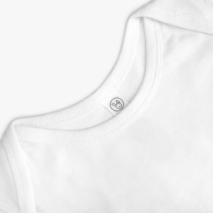 Infant Short Sleeve Baby Bodysuit for Sensitive Skin | Eczema-Friendly Newborn Clothing for Boys or Girls