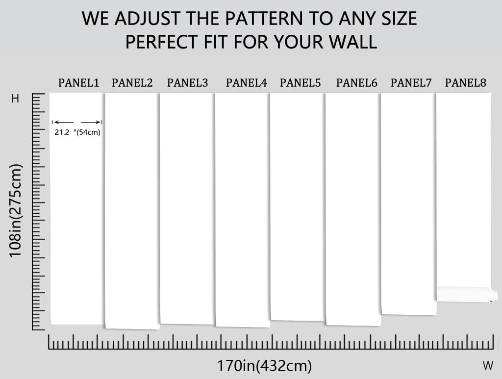 Grey City Wallpaper Brooklyn Bridge Nightscape Wall Mural for Living Room Bedroom Dining Room Office(Not Self-Adhesive)