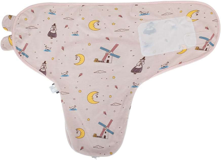 HOUSBAY Baby Swaddle Blanket Boy Girl,Super Soft Material Newborn Adjustable Swaddles 2-Way Zipper Sleep Sack 1 Pack 0-3Months(Fairytale)