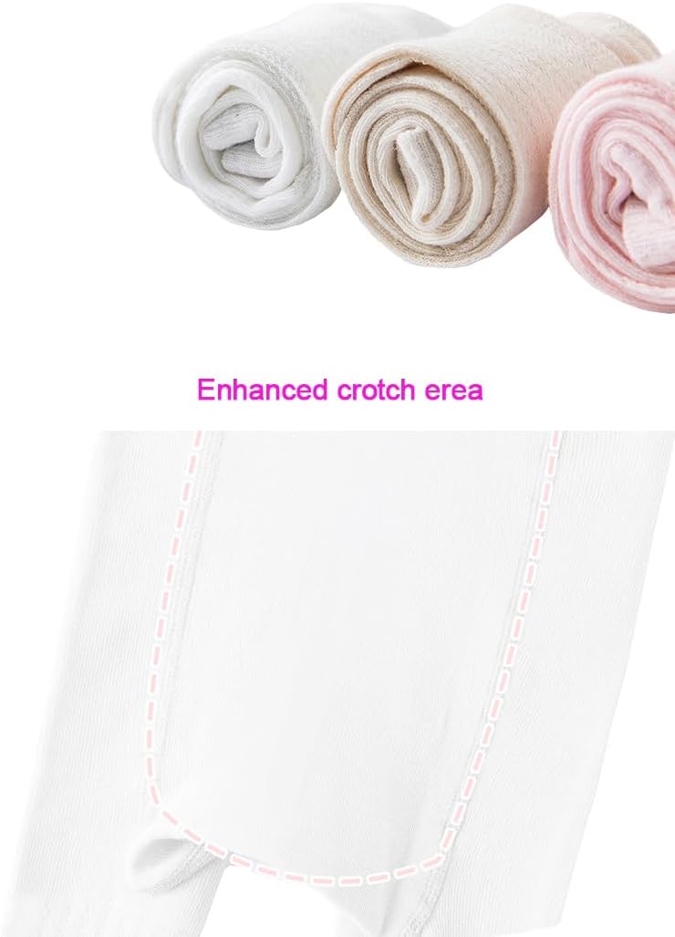 CHUNG Baby Girls Cotton Tights Thin Hollowed Summer with Bowknot Mesh Lace Fashion Toddler Footed Legging Pantyhose