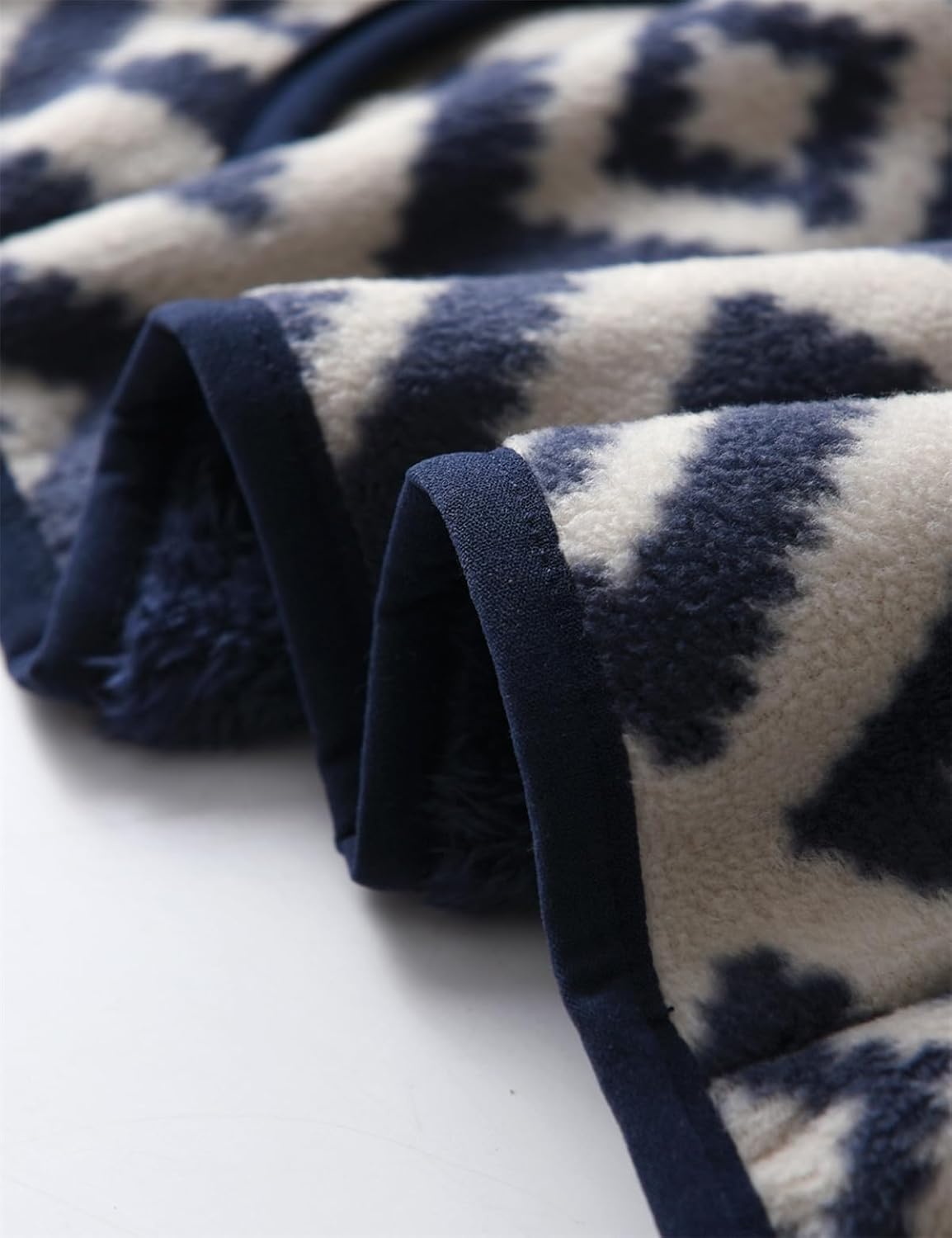 Kids Printed Polar Fleece Jacket Toddler Baby Boys Girls Autumn Winter Warm Sherpa Lining Outerwear Soft Lightweight