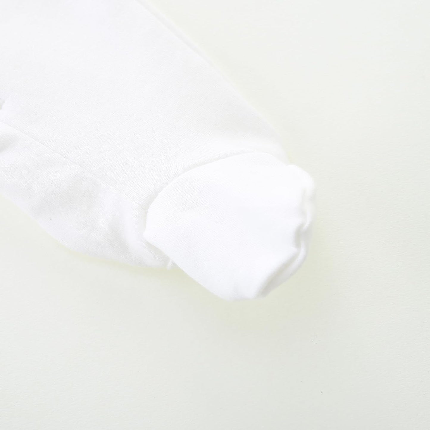 Baby Romper 100% Organic Cotton Pajamas One Piece Long Sleeve Zipper Footie Onesie for 0~12M Baby