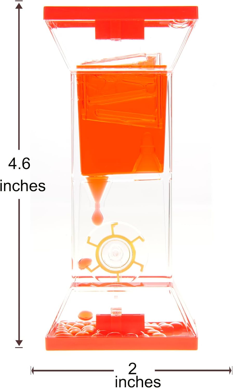 PowerTRC Liquid Motion Bubbler Sensory Toy, Fidget Toy for Desk Tops | Calming and Relaxing ADHD, Anxiety, and Autism Toy for Kids and Adults