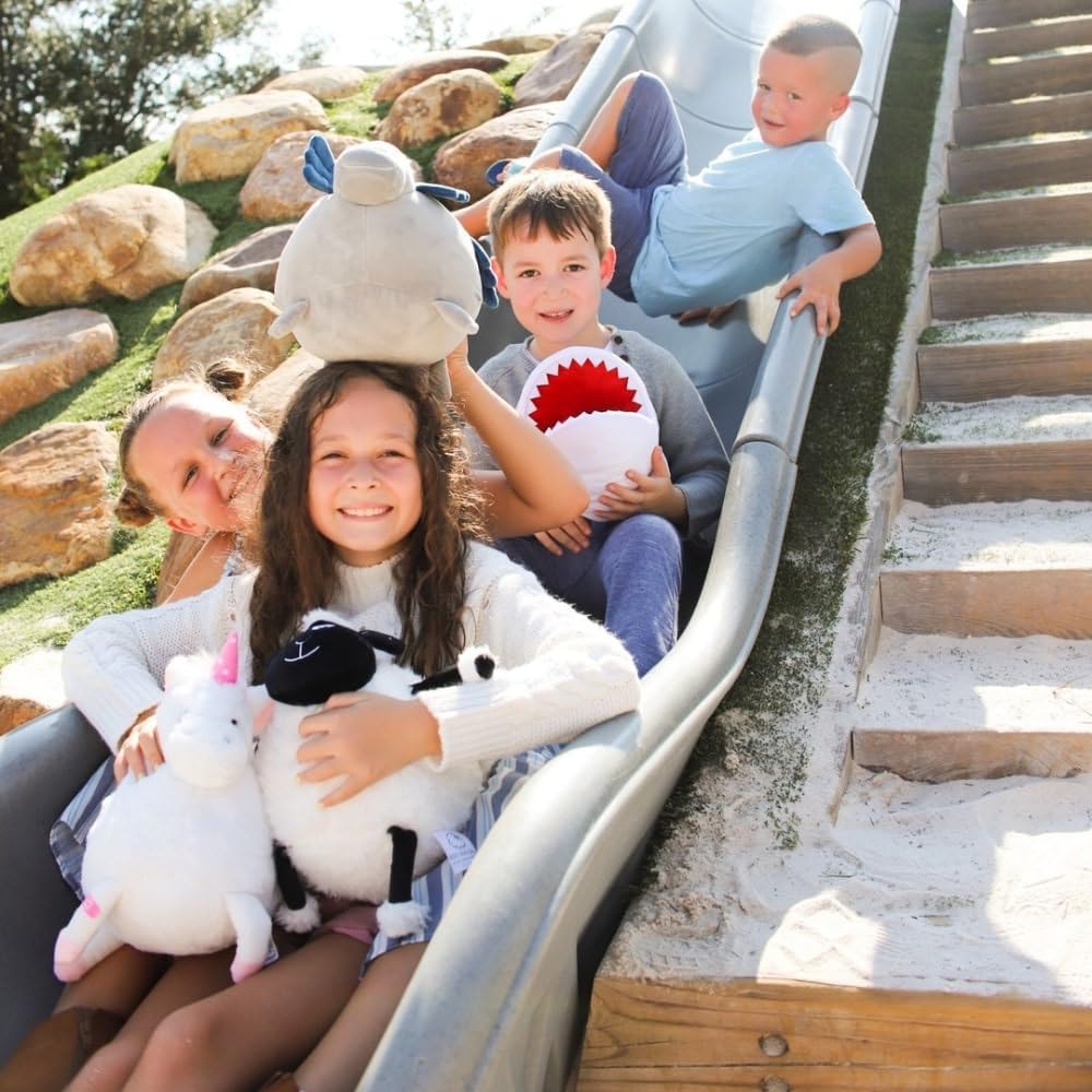 Plush Aid Kit for Home - First Aid Kit for Kids - Toddler First Aid Kit - Mini Boo Boo Kit โ Mini Emergency First Aid Classroom โ Finn Shark Plush Bag
