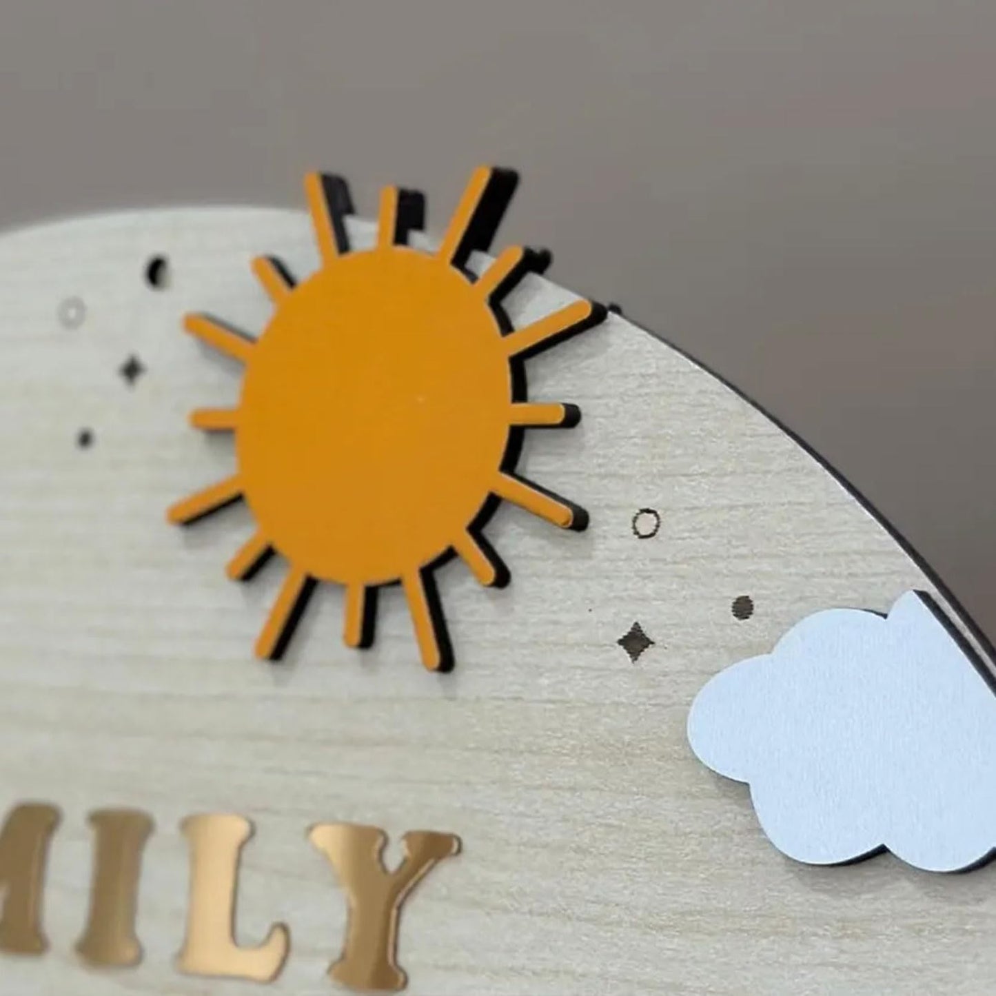 V-DECORPARKS Personalized My First Year Photo Frame | 12 Months Picture Frame For Baby First Year | Displays Twelve 2x3 Pictures | Birthday Party Decor Newborn Memory Keepsake