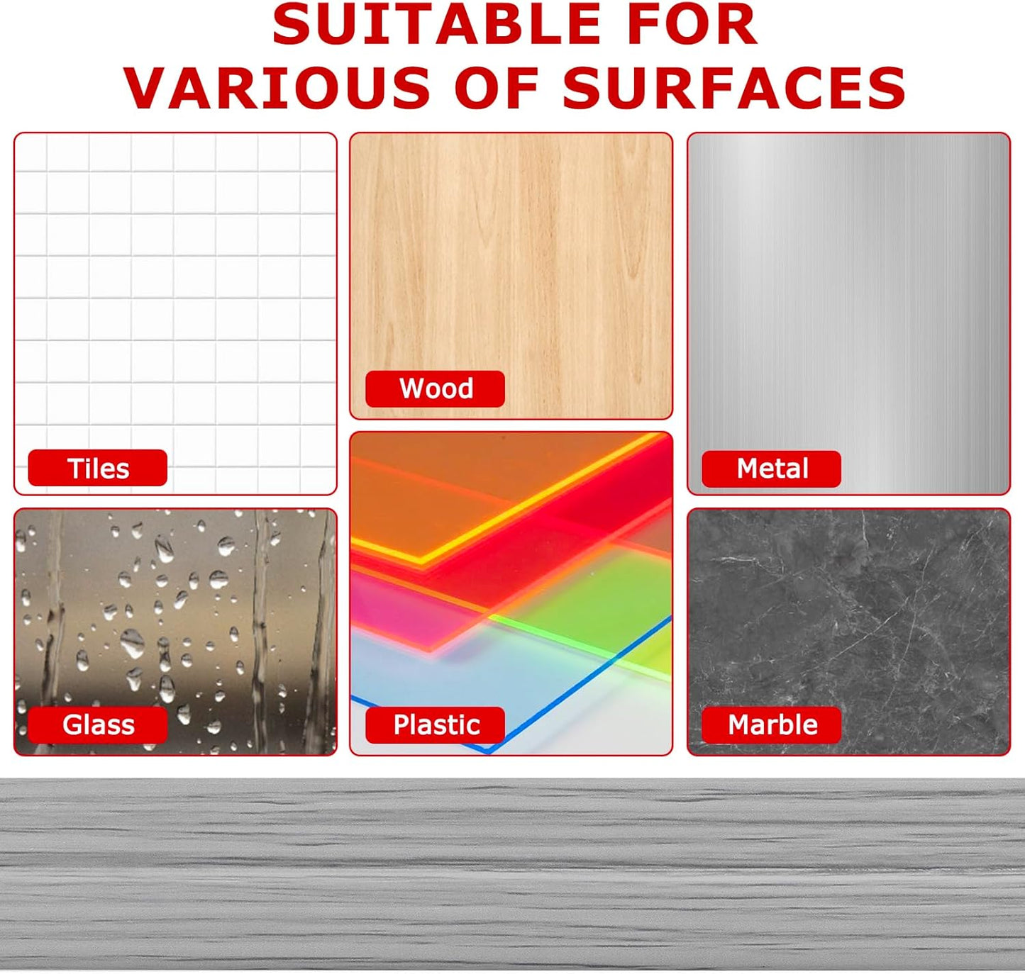 Flexible Wall Corner Protector Moulding Trim Peel and Stick Wall Corner Guards Edge Protector Self Adhesive Molding Trim Strip for Edge Ceiling (Light Gray Wood Grain, 1.6 in x 10 Ft)