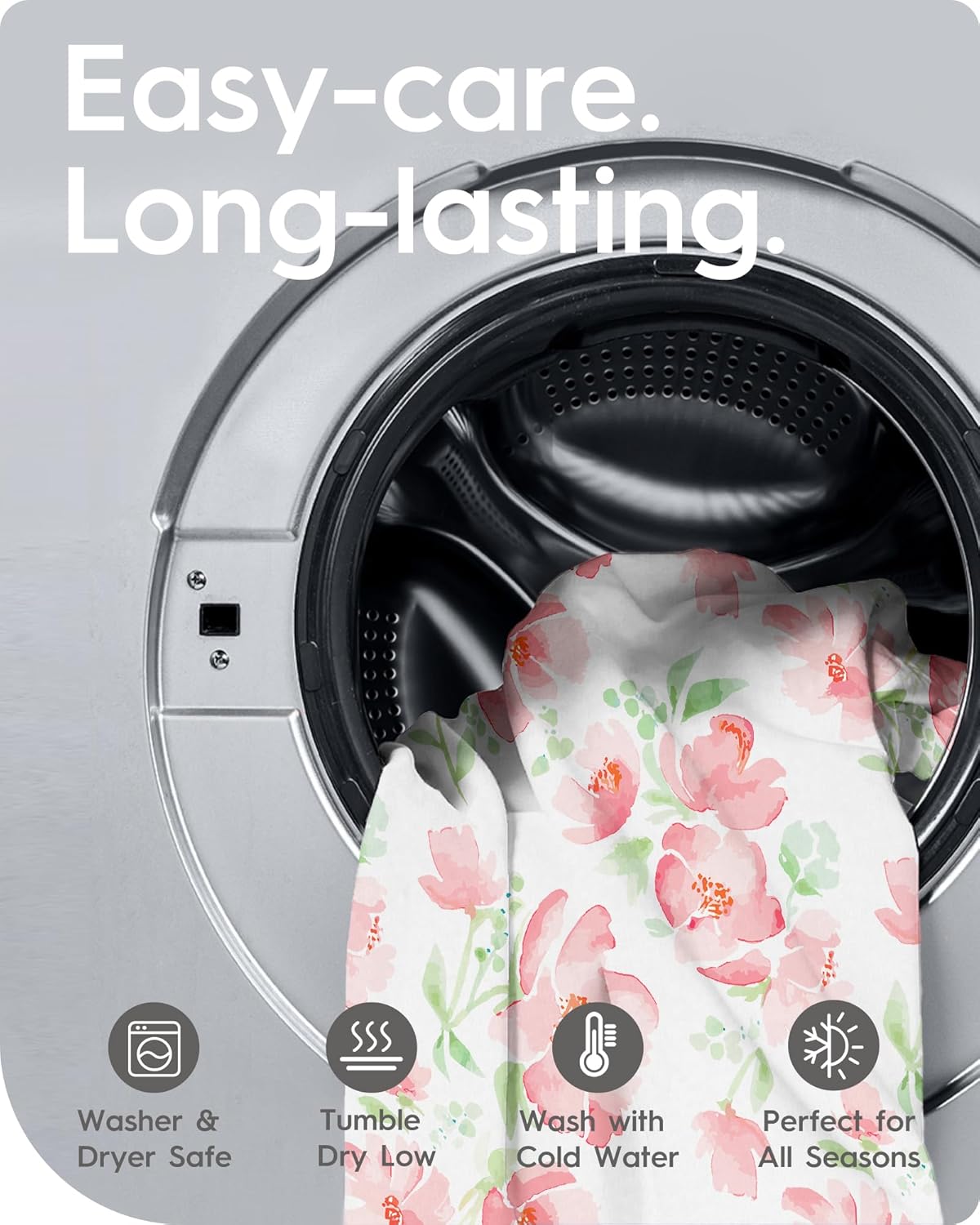 Pack N Play Sheets Girl, TotBasic Floral Mini Crib Sheets Fitted, Premium Jersey Knit Pack and Play Sheets, Stretchy Play Yard Sheets for Pack and Play Mattress, 2 Pack (Pink Floral)