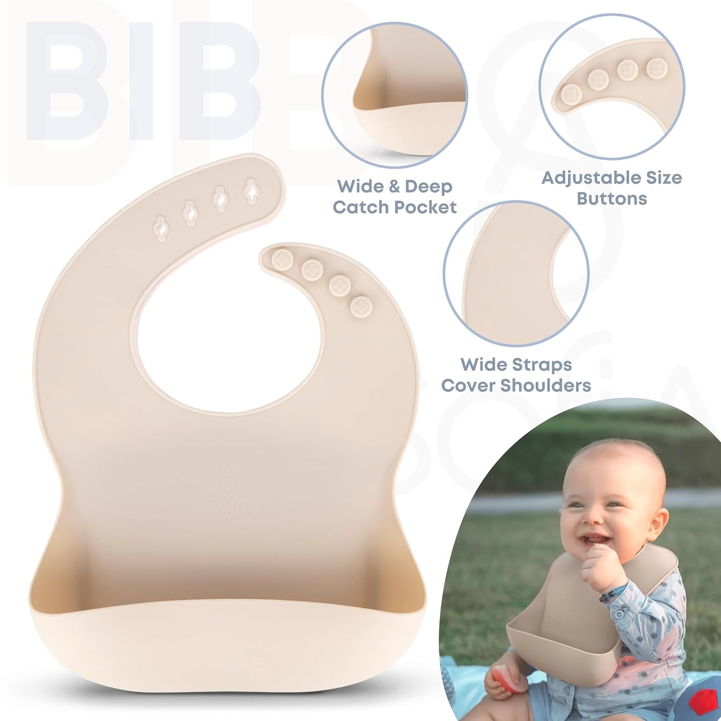 All In One Silicone Feeding Set - Safe for 6-12 Months - Non-Toxic Baby Led Weaning Supplies - Toddler Self Feeding Utensils - BPA-Free - Mess Free Essentials