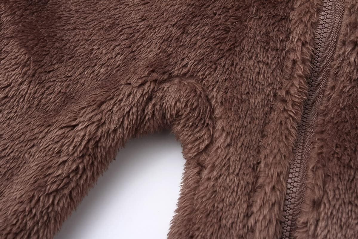 Newborn Baby Snowsuit Fleece Lined Onesie Outfits Warm Hooded Romper for Infant