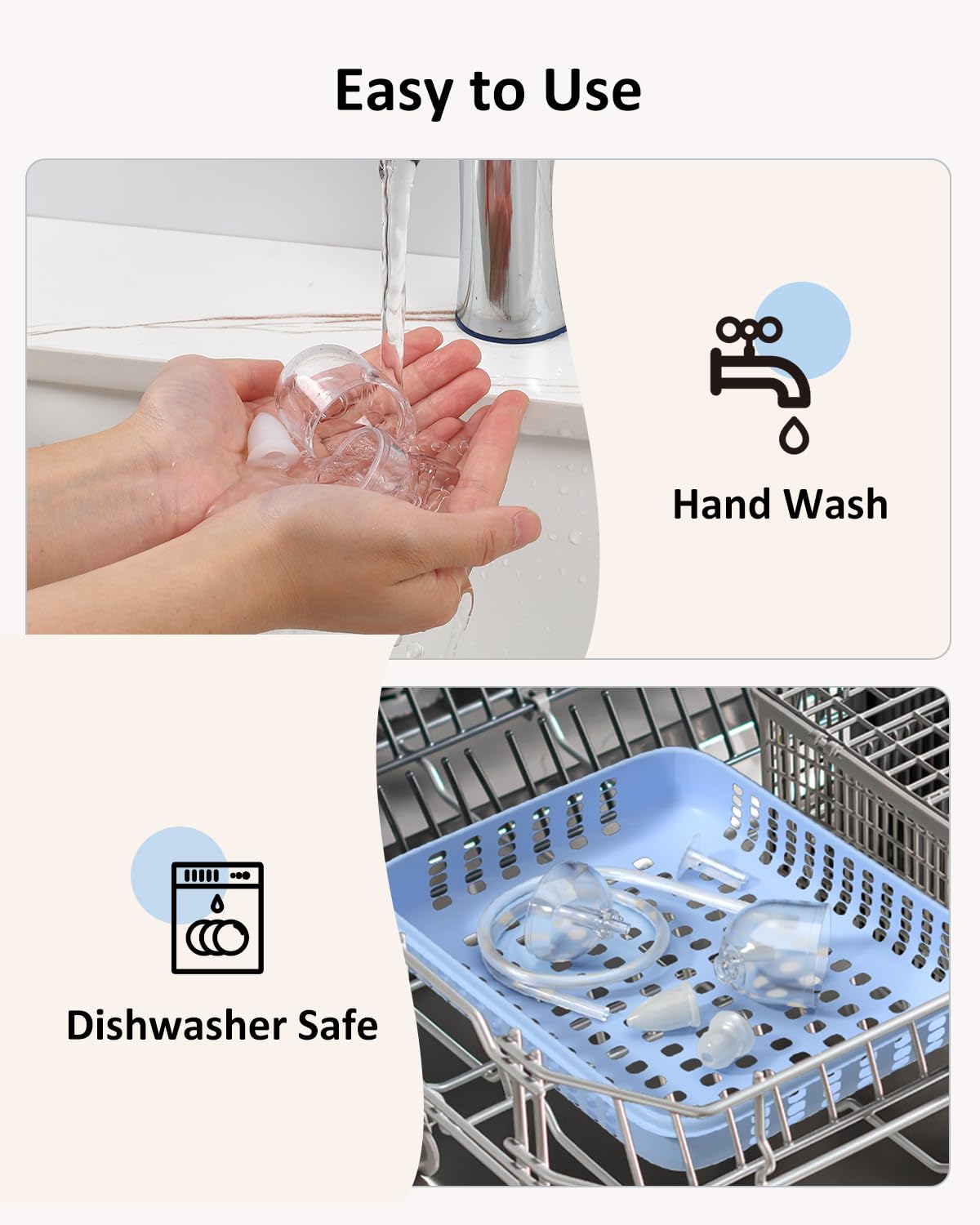 HEYVALUE Nasal Aspirator for Baby, Hospital Grade Nose Sucker with 9 Levels Suction, Night Light and Nursery Rhyme Soothing Function, Electric Nose Suction for Baby with Food-Grade Silicone Tips