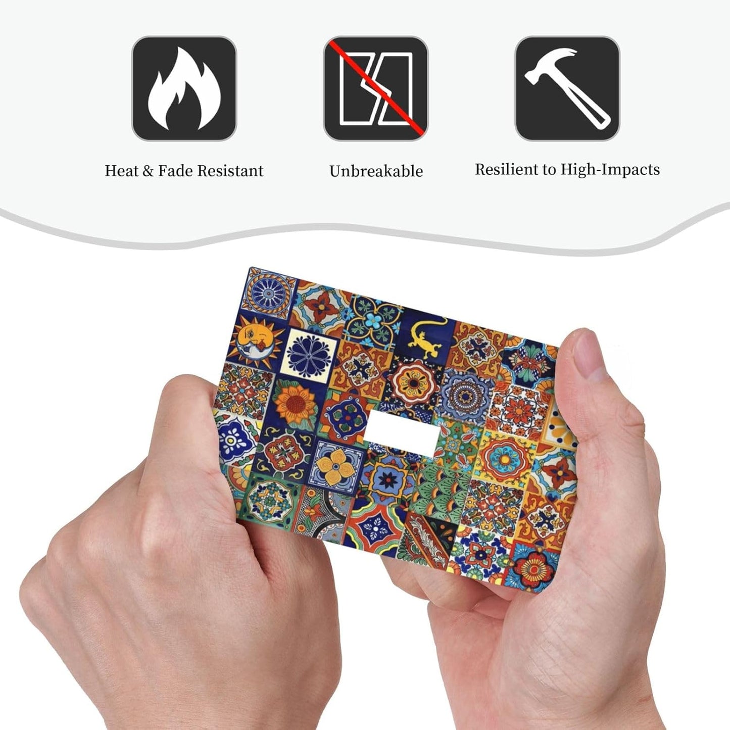 Talavera Mexican Tiles Traditional Color Decoration Print Decorative Light Switch Cover 1 Gang Single Toggle Device Electrical Faceplate Switchplates Decorator Outlet Wall Plate for Kitchen Bathroom