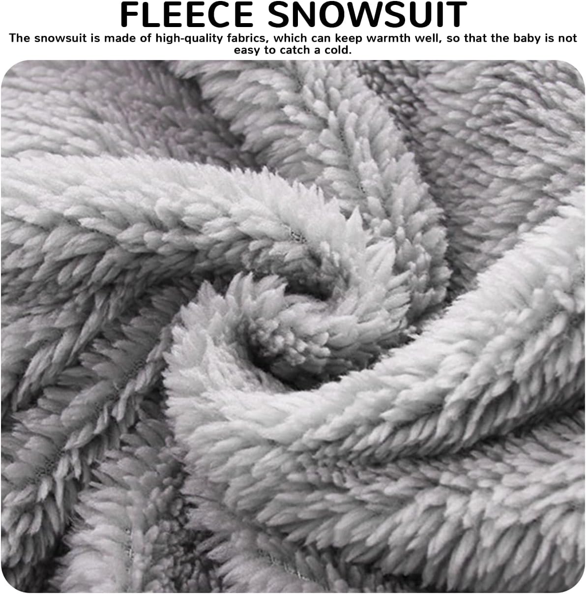 Baby Boy Girl Snowsuit Winter Warm Clothes Coat Infant Jumpsuit Toddler Outfit