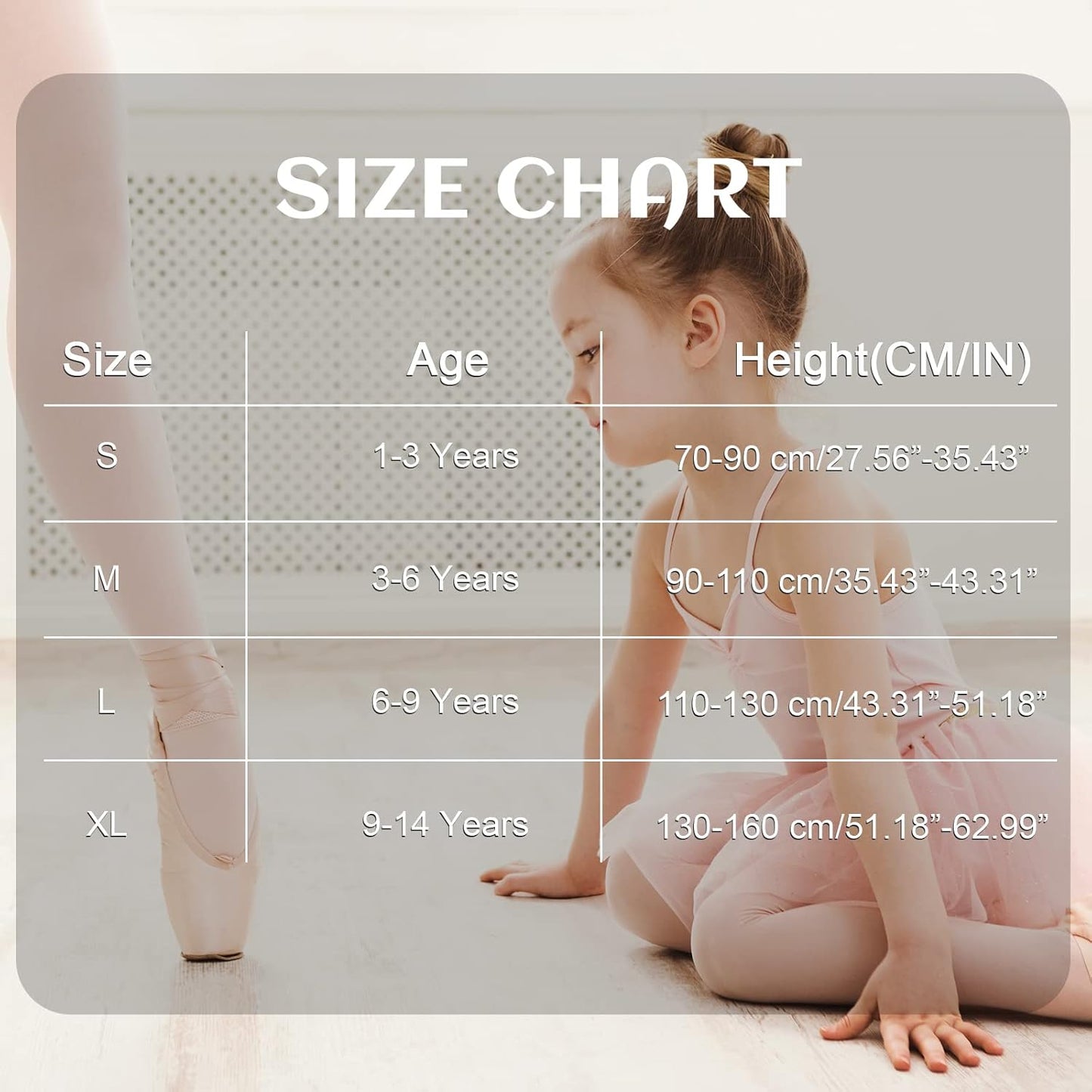 Girls Ballet Dance Tights for Toddler Baby Soft Athletic Leggings Infant Elastic Dance Tights for Girls