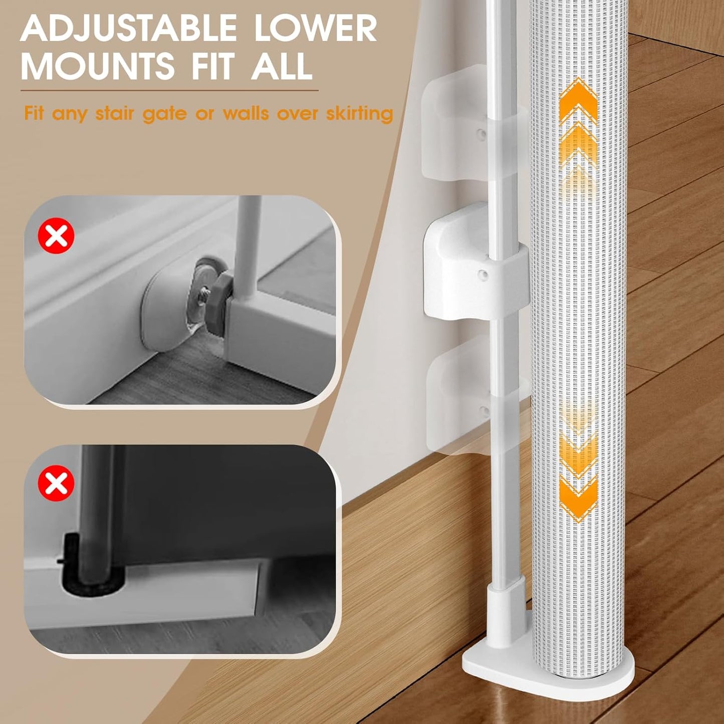 HOMEAL Retractable Baby Gate for Stairs & Doorways, Outdoor Indoor Retractable Mesh Gates for Baby and Pet, Extra Wide Safety Gate for Deck, Porch, Hallways, Patio(Sloth,Width Up to 55")