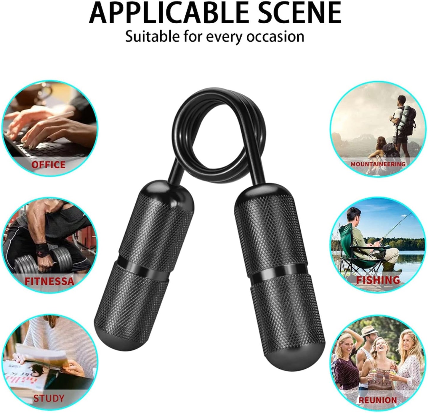 Handheld Metal Fidget Toys, Help Relieve Stress Anxiety, Mini Finger Grip Strengthener, Hand Wrist Grip Strength Trainer, Relief Muscle Stiffness Rehabilitation Trainer