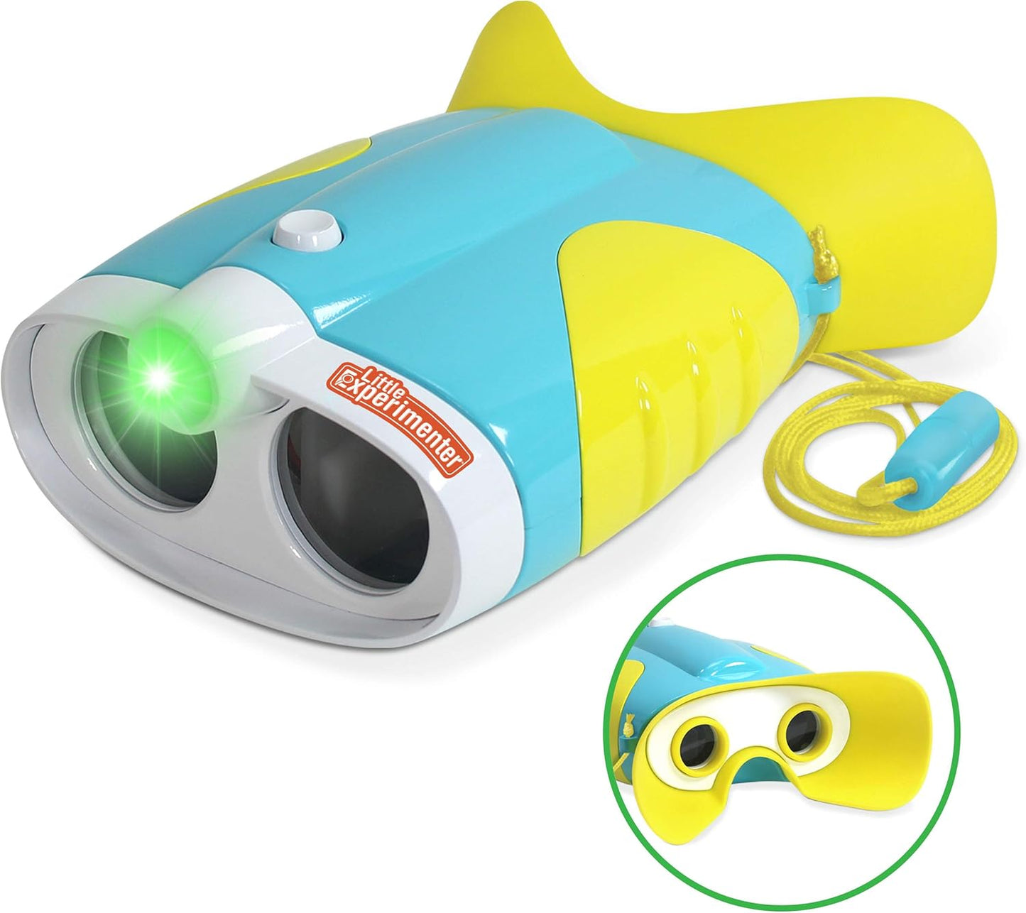 Night Vision Binoculars for Kids & Toddlers, Birthday Gift Ideas, Outdoor Exploration Toys, Binocular + Flash Light & Face Comfort Rubber, Educational STEM Gifts for Boys & Girls Ages 3 4 5 6 Year Old