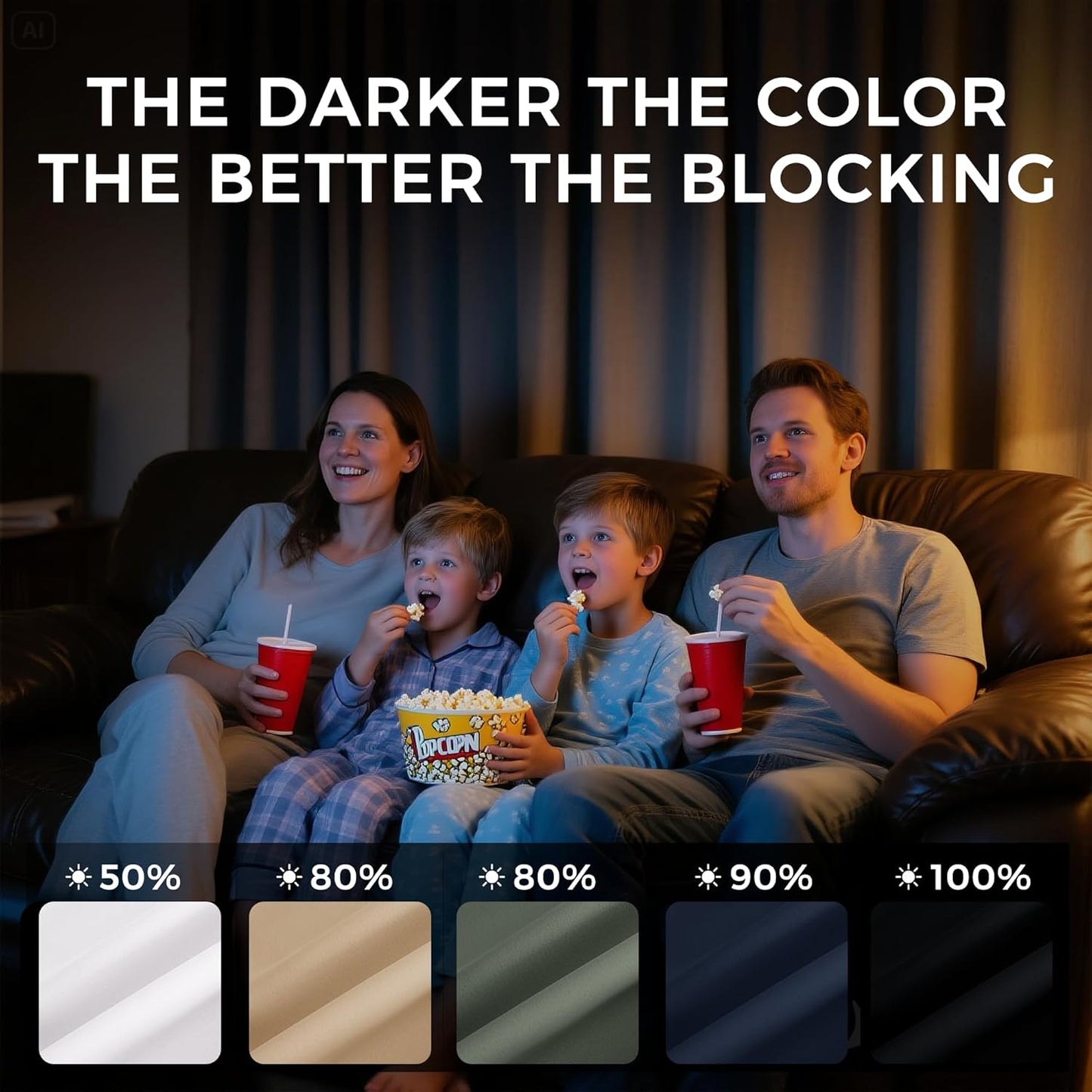 NICETOWN Dark Mallard Curtains for Living Room 84 inches Long 2 Panels, Thermal Grommet Curtains for Living Room, Noise Reducing Privacy Window Treatment Shades for Bedroom, Laundry Patio, W52