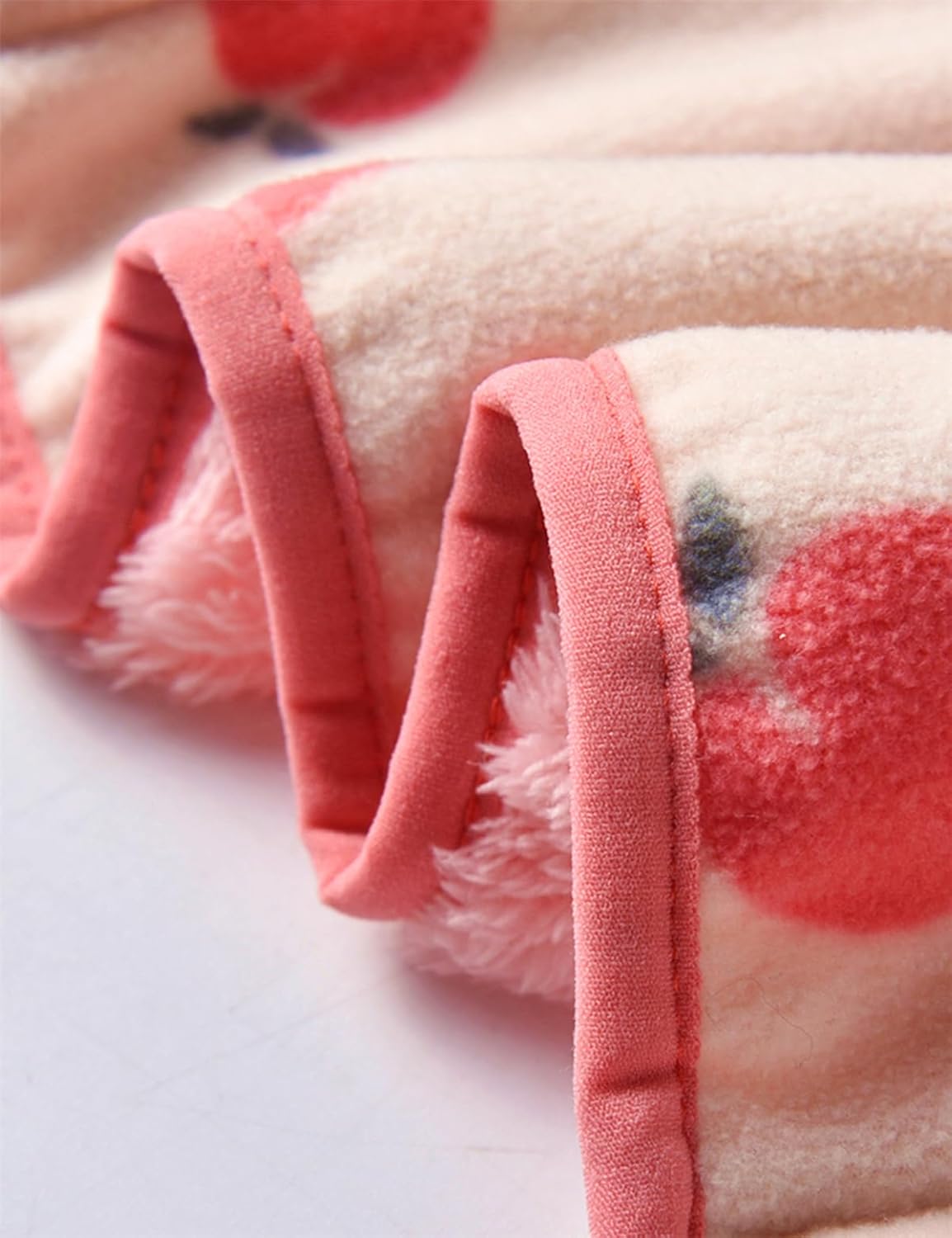 Kids Printed Polar Fleece Jacket Toddler Baby Boys Girls Autumn Winter Warm Sherpa Lining Outerwear Soft Lightweight