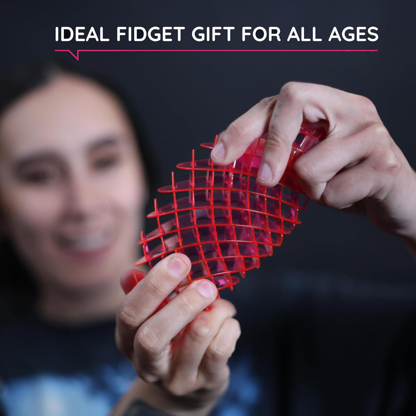 Morf Fidget Worm Toy - Desk Fidgets for Adults - Cool Satisfying Worm Fidget Sensory Toys - Fun and Interactive Morf Fidget Toy for Kids - USA Patent Pending Morf Figgy Toys - Small - 12 x 12