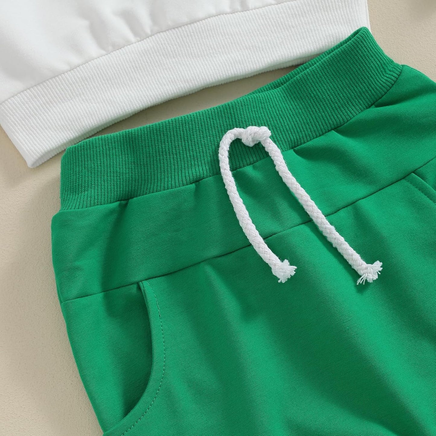 Kupretty Toddler Baby Boy Fall Winter Clothes Color Block Long Sleeve Sweatshirt Pullover Tops + Joggers Pants Outfit Set