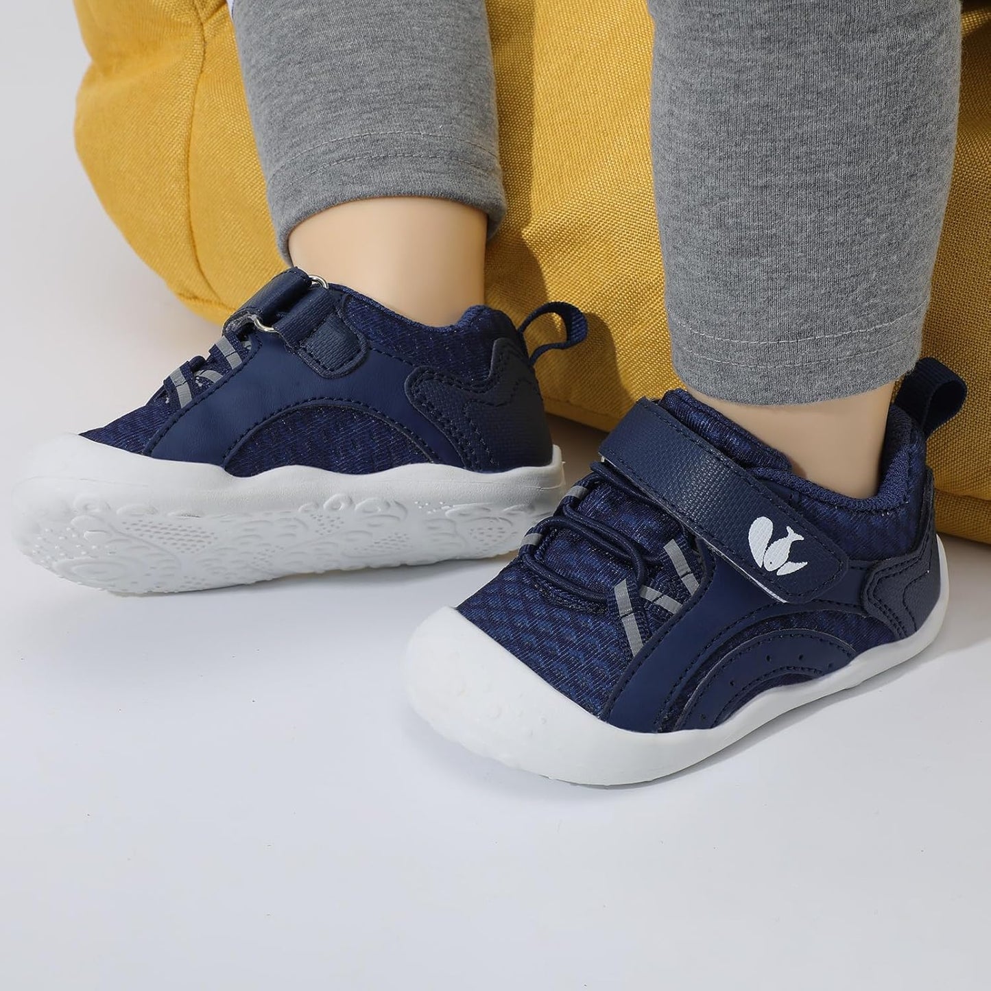 FEETCITY Wide Baby Shoes Boys Girls Baby Barefoot Shoes Breathable Infant Walking Shoe Crib Sock Shoe Toddler Sneakers Flexible