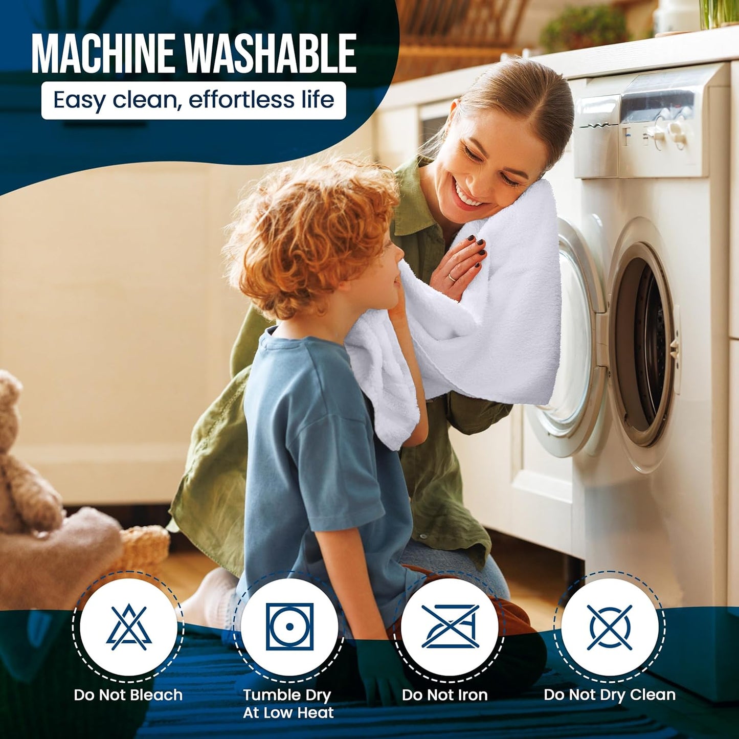 Utopia Bedding Waterproof Mattress Protector Full Size 2 Pack, 200 GSM Breathable Terry Mattress Cover, Fitted Style with Stretchable Pockets (White)