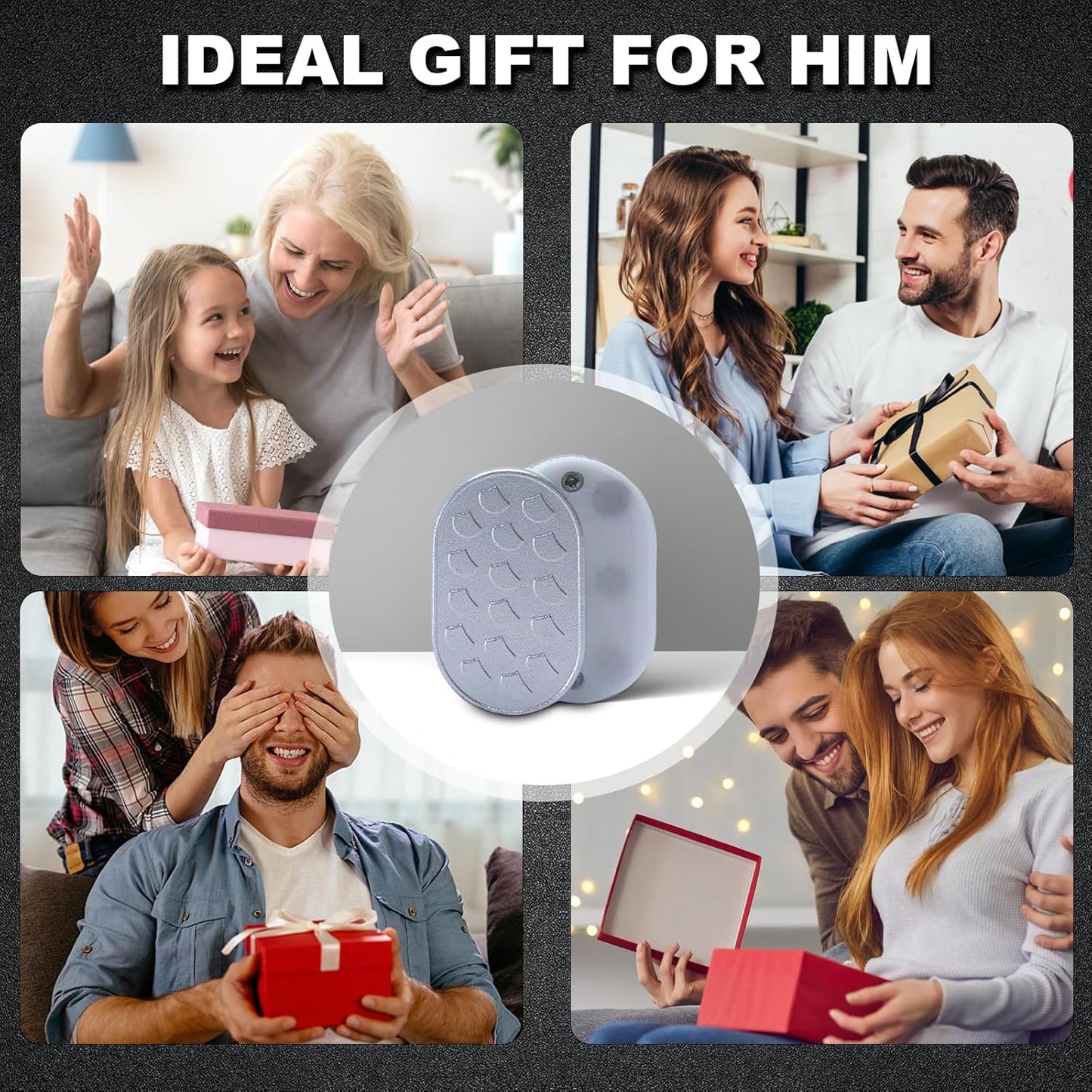 Scales Fidget Slider, Magnetic Metal Trackless Fidget Slider EDC Fidget Toys for Adults, Home/Office Executive Desk Toys for ADHD/ADD/Autism, Ideal Gifts for Him (Silver)