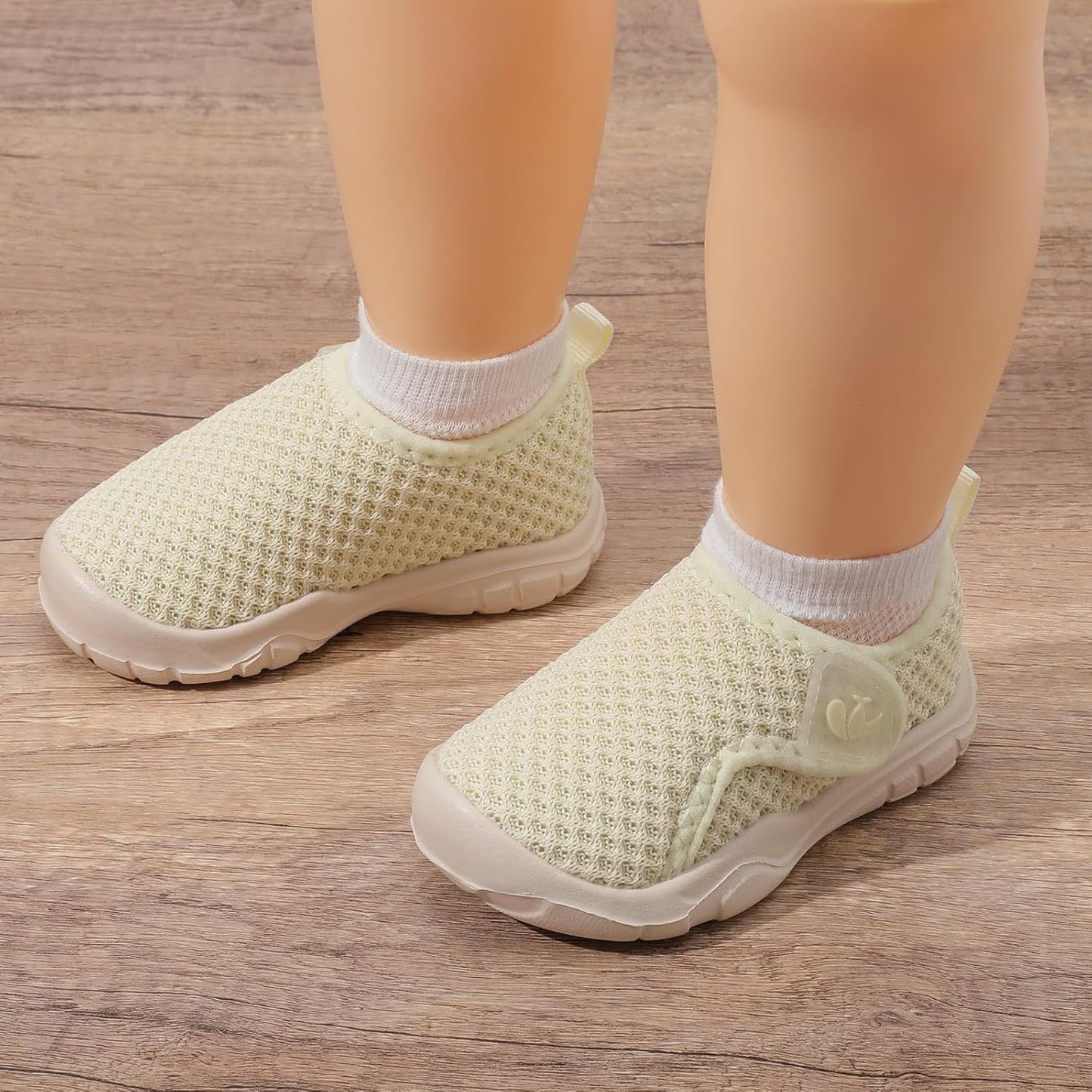 FEETCITY Baby Shoes Boys Girls First Walking Shoes Infant Sneakers Lightweight Slip On Shoe