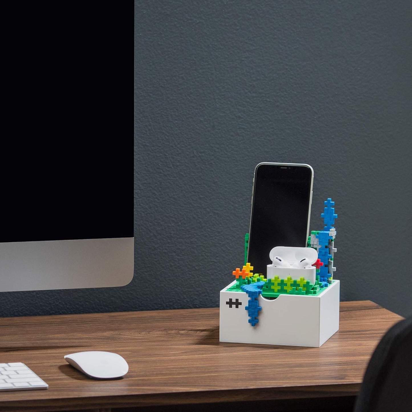 PLUS PLUS - BOKS Windmill - 220 Pieces - Construction Building Office Desk Fidget Toy, Interlocking Mini Puzzle Blocks