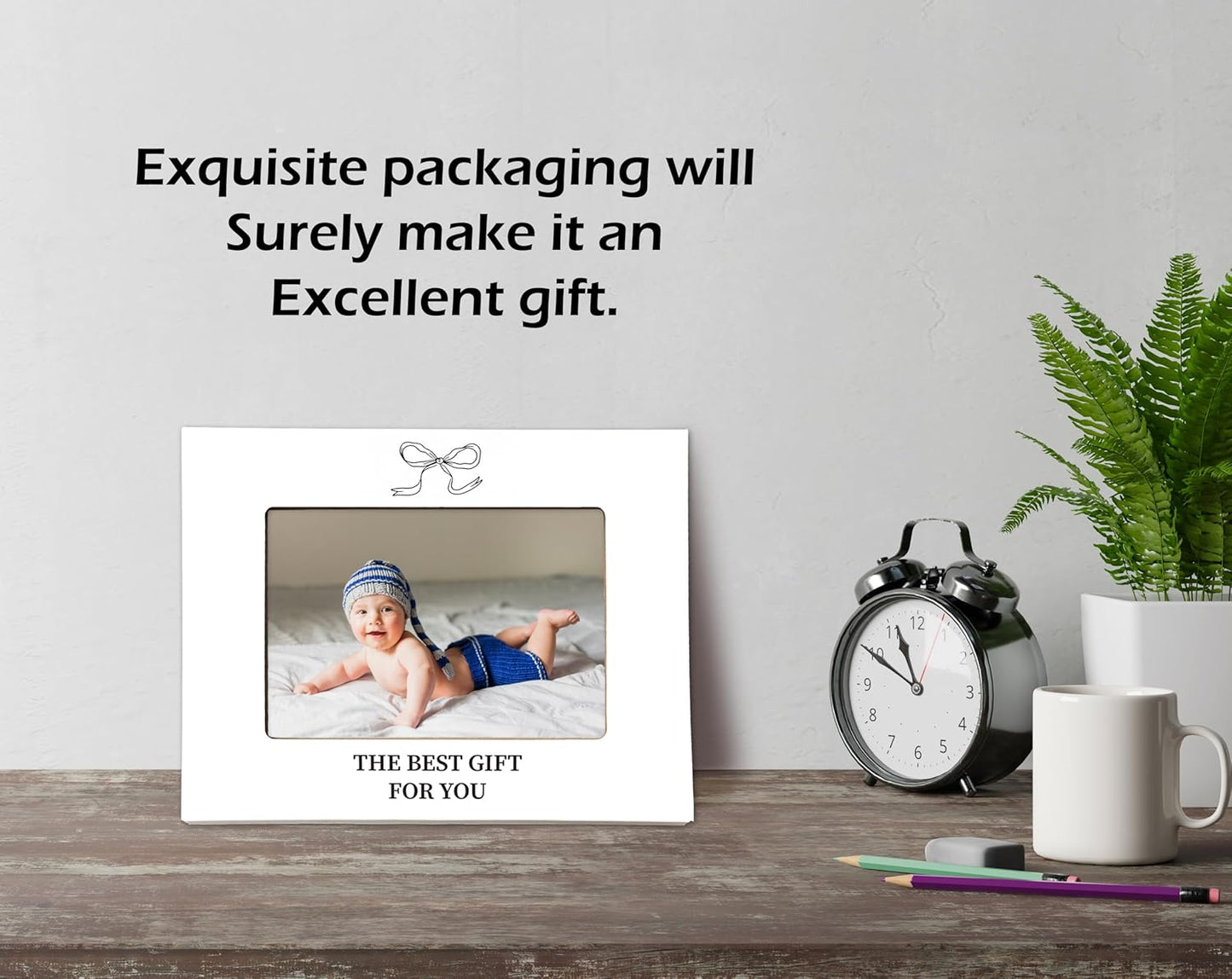 Baby Picture Frame, Ultrasound Picture Frames, When a Baby is Born So is a Grandparents, New Grandparents Gifts First Time 2025, Photo Frame 4x6(cream-coloured)