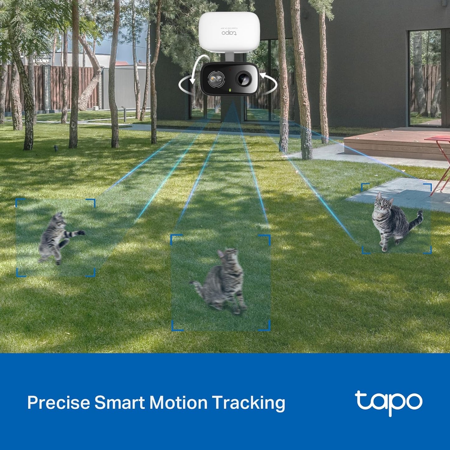 Tapo 2K 3MP Pan/Tilt Indoor/Outdoor Security Camera - Free Person/Baby Cry Detect & Motion Track, 360ยฐ Pan, Color Night Vision, SD/Cloud Storage, Works w/Alexa & Google Home, HybridCam 360 (2-Pack)