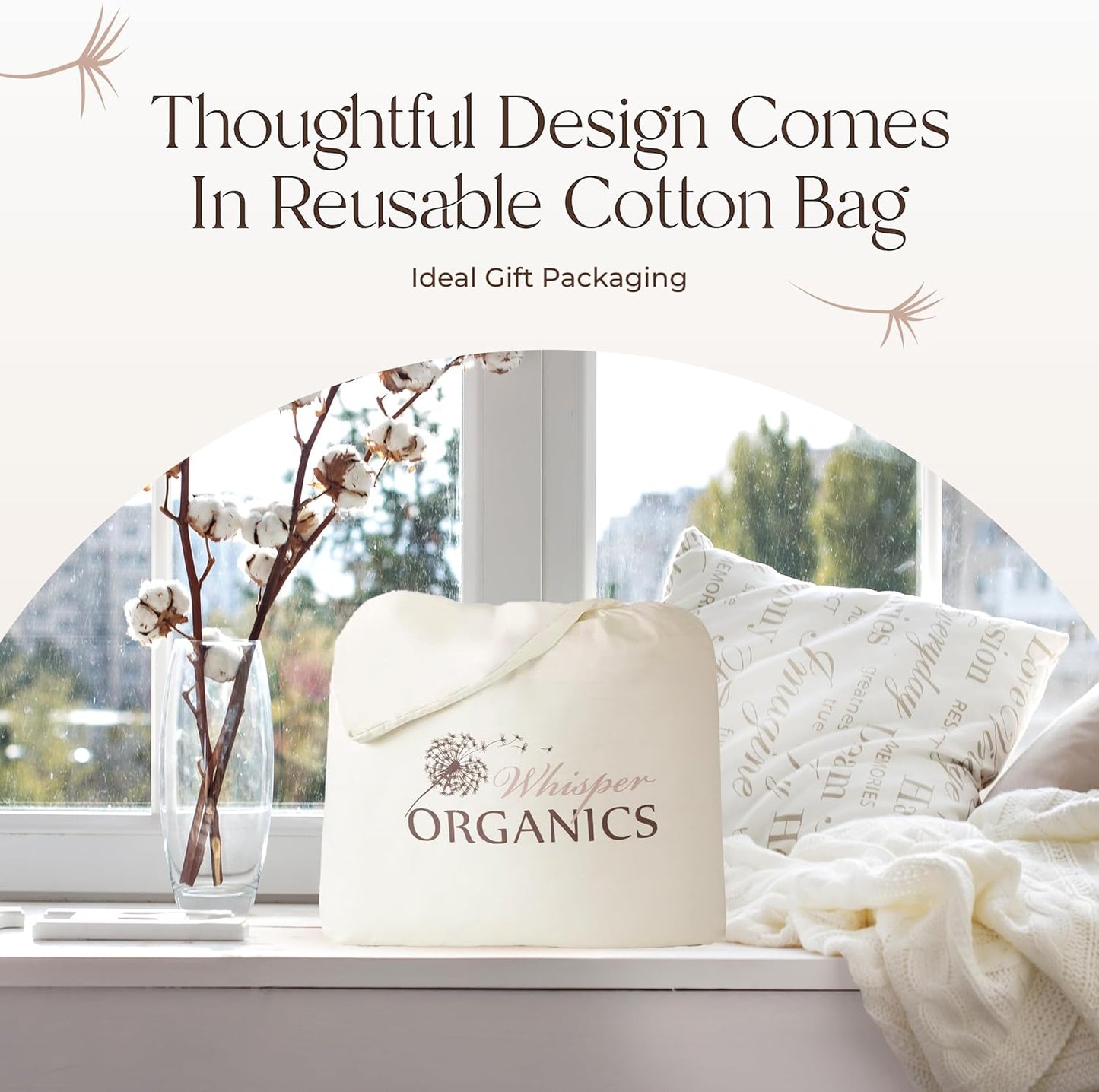 Organic Waterproof Mattress Protector Queen Size - 100% Waterproof Mattress Pad with Extra Soft Quiet & Breathable Triple Layer Protection - GOTS Certified Machine Washable Deep Pocket Design (Queen)