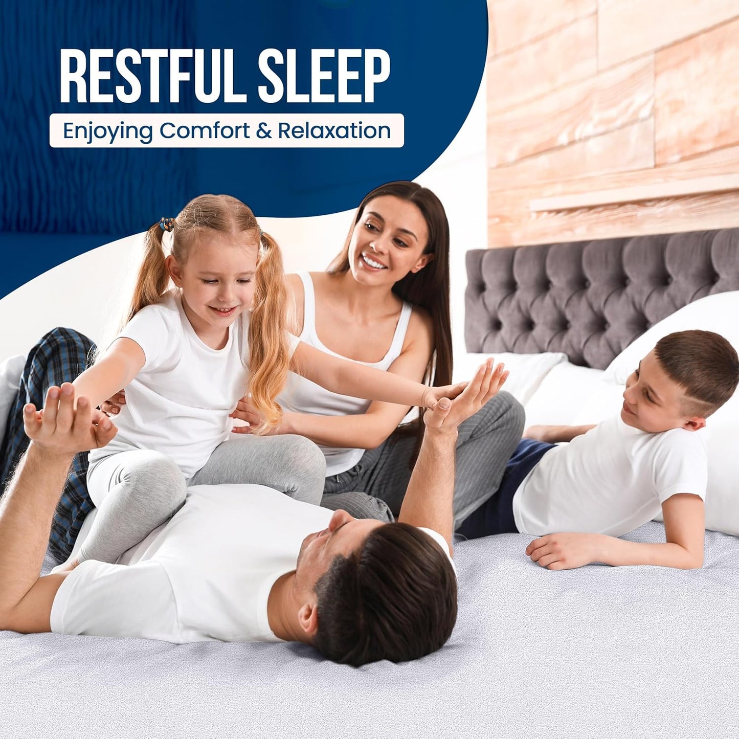 Utopia Bedding Waterproof Mattress Protector RV King Size, Premium Terry Mattress Cover 200 GSM, Breathable, Fitted Style with Stretchable Pockets (White)