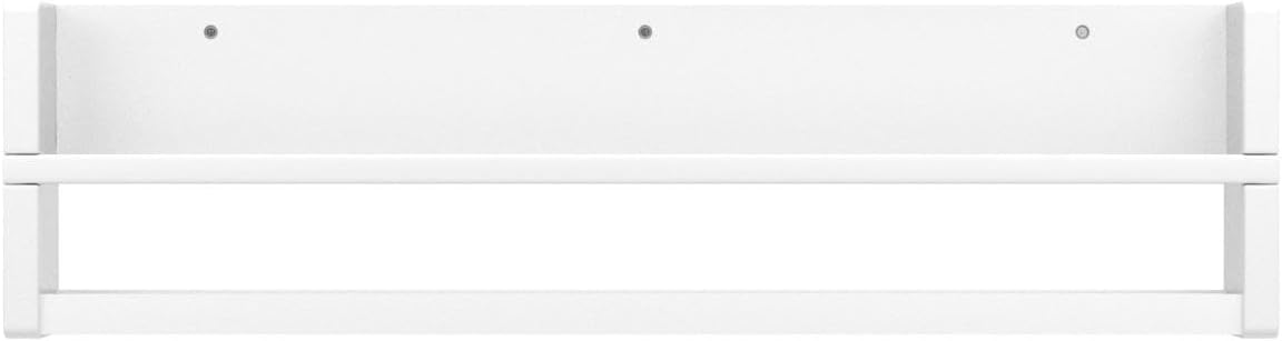 Brightmaison Polynez 30" Floating Shelves for Nursery & Kids, Multiuse Wall Shelf Set of 2 Wood Floating Shelf White