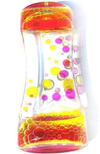 Calming Sensory Toys for Kids with Autism ADHD Anxiety or Special Needs-3 Pack Liquid Motion Bubbler Timers (Style #1)