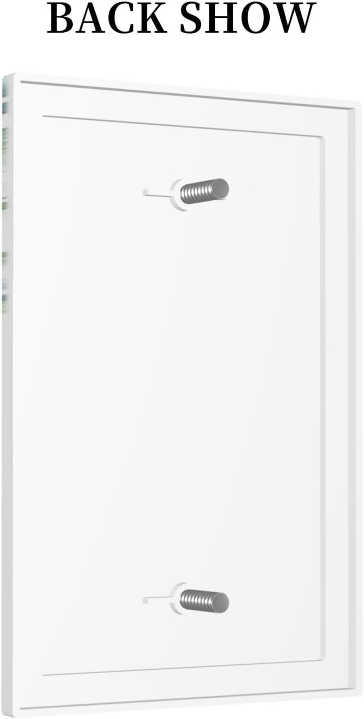 Eucalyptus Leaves Greenery Vine Flowers Simplicity Light Switch Cover Plate 1 Gang No Device Blank Electrical Wall Plates Faceplate Decorative Switch Plate for Bed Room Living Room Decor