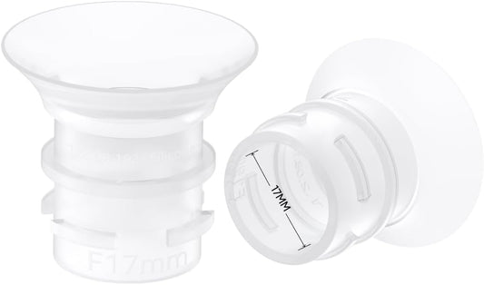 eufy Original 17mm Sizing Inserts (2-Pack) for Wearable Breast Pump S1/S1 Pro/E10/E20, Silicone Sizing Inserts, Easy to Install and Use, Comfortable and Precise Fit for Better Suction