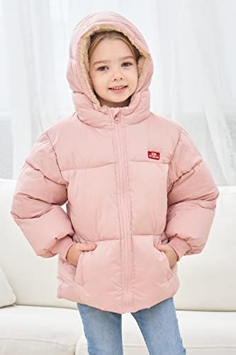 UNICOMIDEA Baby Winter Coat with Hooded Toddler Boys Girls Puffer Jackets for 12M-5T