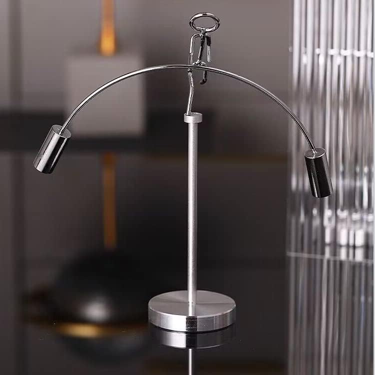 Steel Balance Toy Kinetic Art Table Balancing Decorations Physics Toy Home Office Toys Kinetic Desk Toys FN04