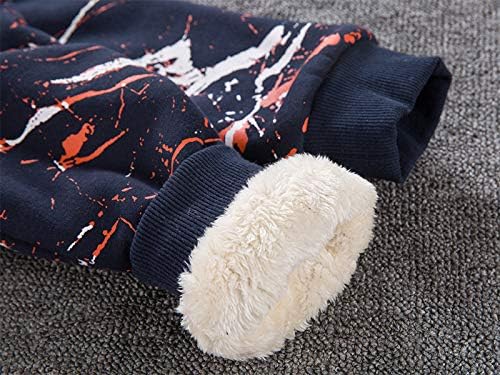 Bumeex Kids Boy's Girl's Sherpa Fleece Lined Jacket Spring Fall Winter Zip up Sweatshirt Hoodie 2-14Y(Toddler/Kid)