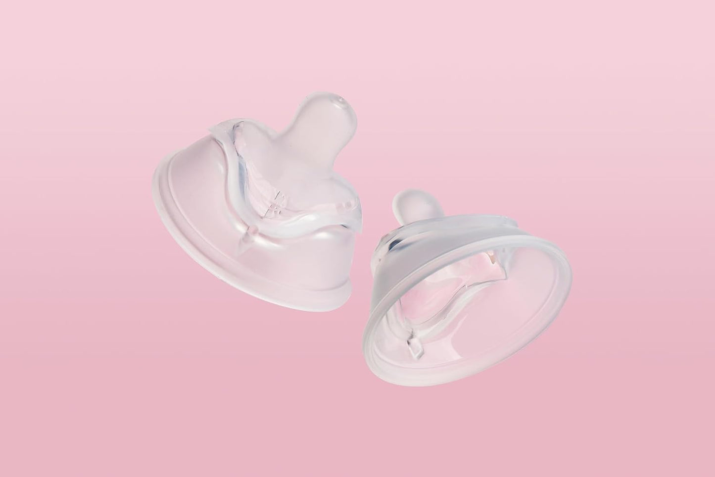 Herobility Double Anti-Colic Silicone Nipples, Baby Bottle Teats, Breast Like Shaped Nipples - Fits Herobility's & Eco Baby Bottles | Pack of 2 (X-Small Size)