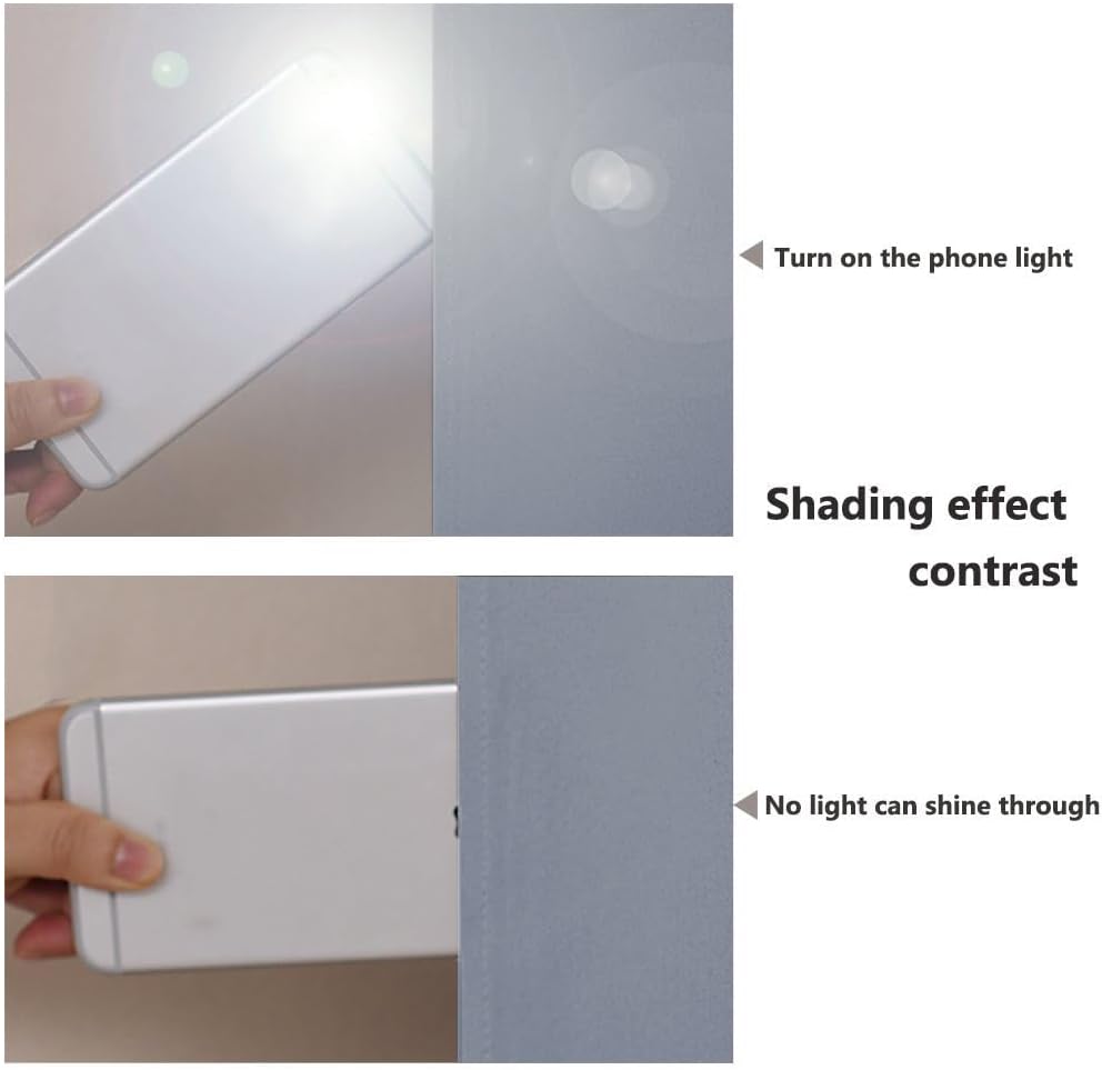 NICETOWN 100% Blackout Curtains 84 inches Long, Vintage Blue, 52 inches Wide, Pair of Energy Smart & Noise Blocking Out Drapes for Baby Room Window, Thermal Insulated Guest Room Lined Window Dressing