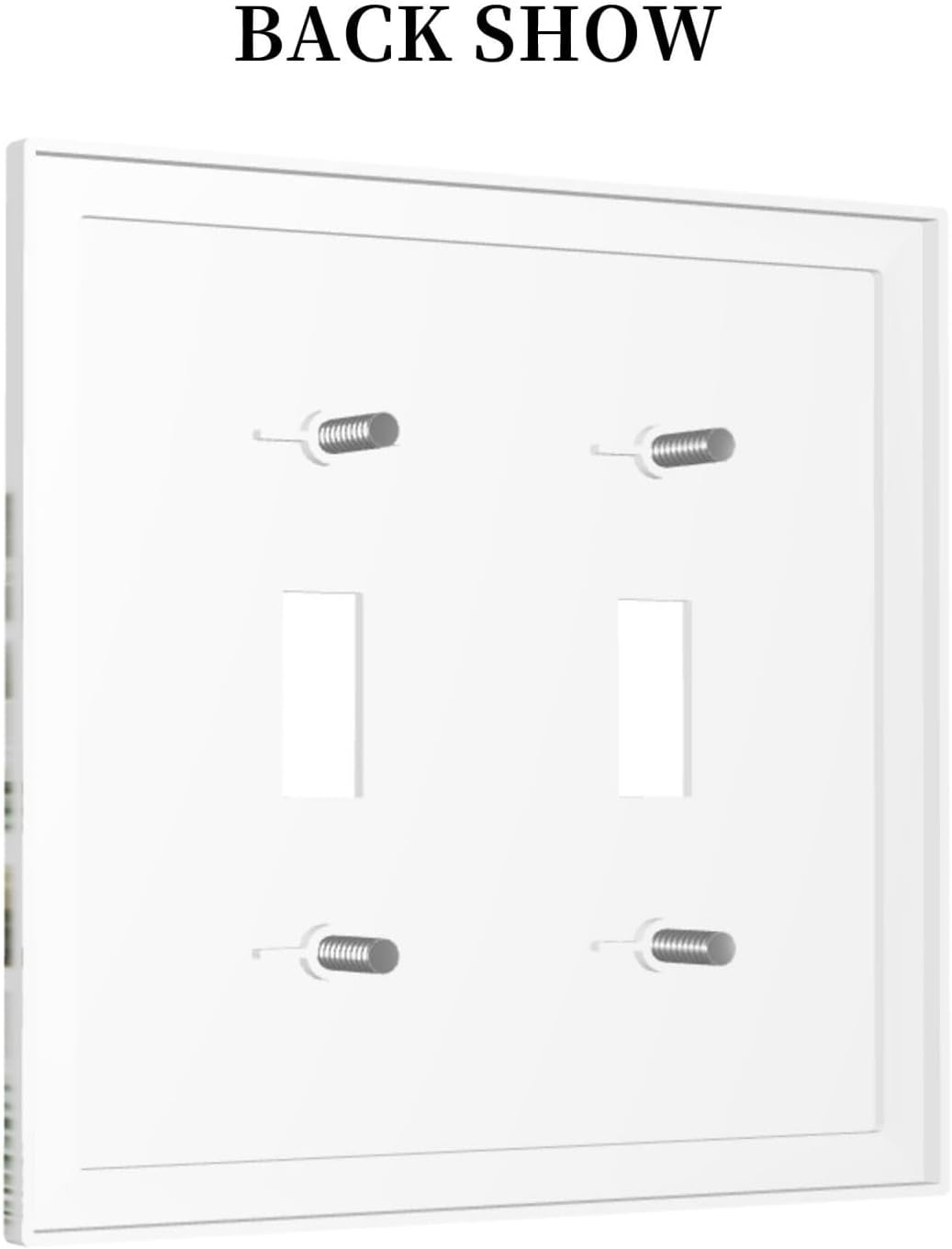 Palm Tree Banana Leaf Green Rainforest Natural Landscape Decorative Switch Plates 2 Gang Double Toggle Outlet Light Switch Cover Wall Plate Electrical Faceplate for Bed Room Living Room Decor