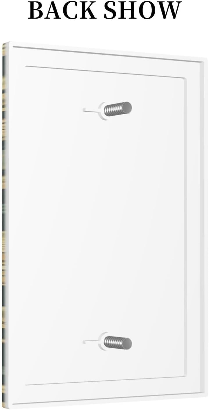 Light Switch Cover Plate William Morris Vintage Botanical Birds Golden Green Leaves 1 Gang No Device Blank Electrical Wall Plates Faceplate Decorative Switch Plate for Bedroom Home Decor