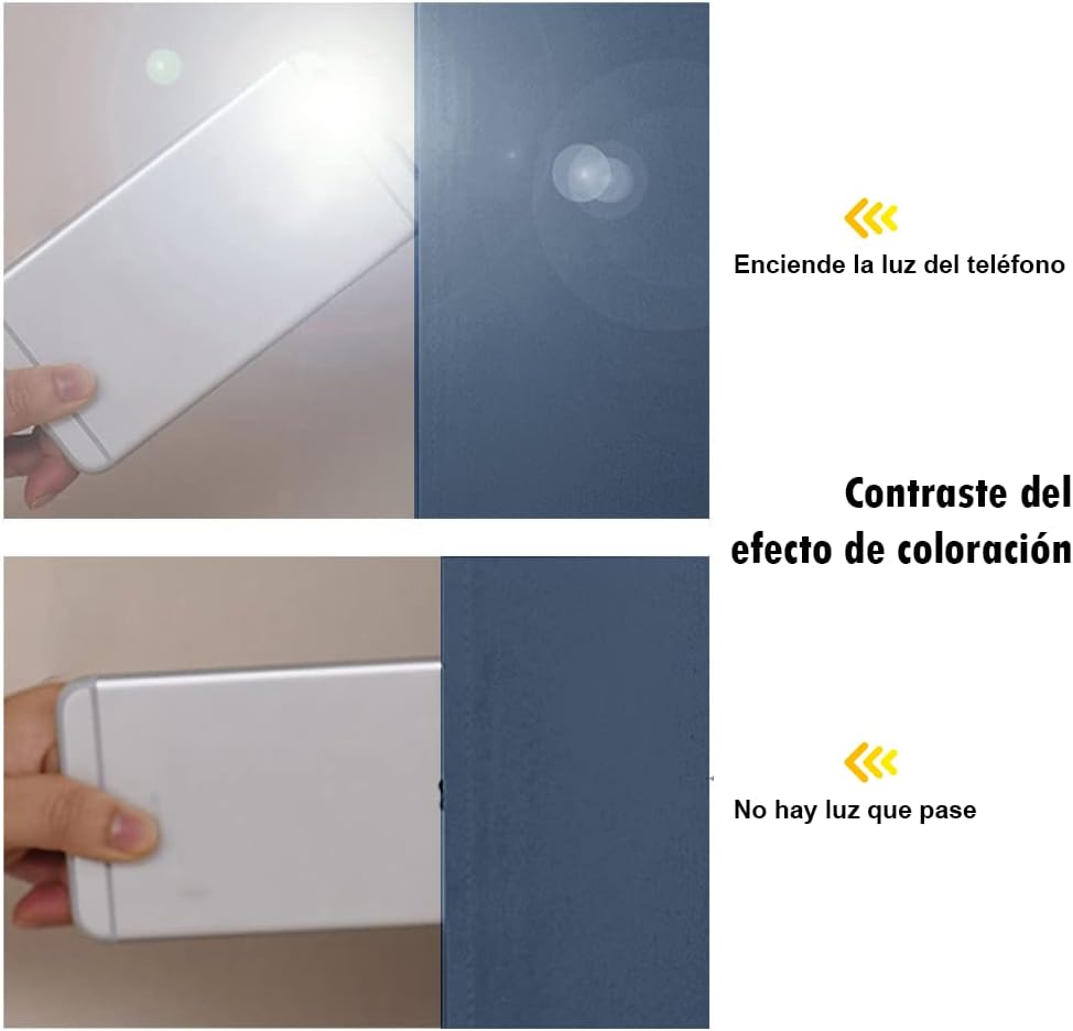 NICETOWN Stone Blue 100% Blackout Curtains with Black Liners, Thermal Insulated Full Blackout 2-Layer Drapes, Energy Efficiency Window Draperies for Boy's Room (2 Panels, 42-inch W by 45-inch L)