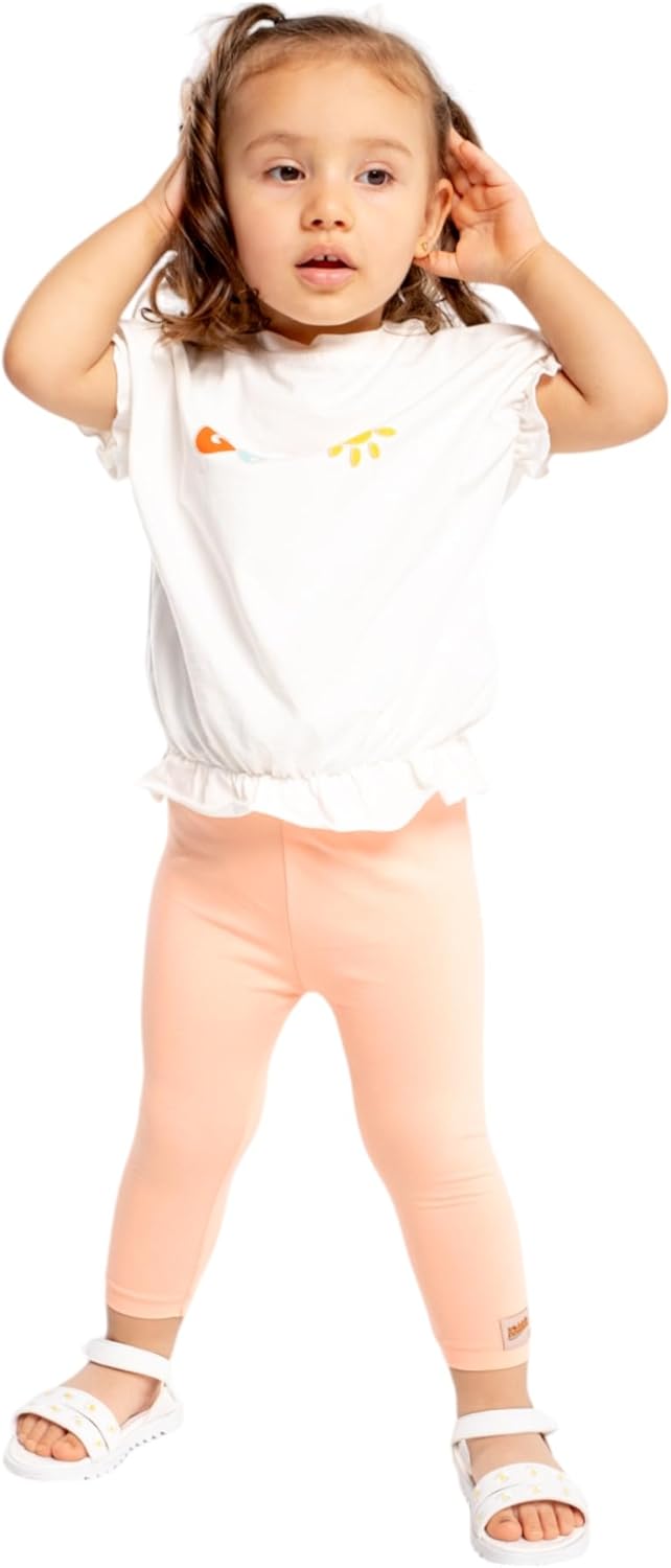 Premium Baby & Toddler Capri Leggings - Soft Cotton Blend, Durable & Perfect for Every Adventure