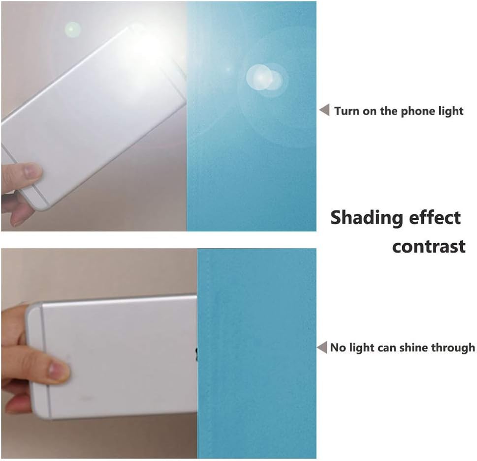 NICETOWN 100% Blackout Short Curtains with Black Liners, Thermal Insulated Full Blackout Lined Drapes, Energy Efficiency Window Draperies for Boy's Room (Teal Blue, 2 Panels, 52-inch W by 45-inch L)