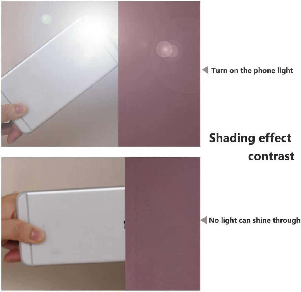 NICETOWN 100% Blackout Blinds, Set of 2, 46" x 102", Dry Rose, Laundry Room Decor Window Treatment Curtains for Large Patio Sliding Door, Thermal Insulated Curtains for Bedroom