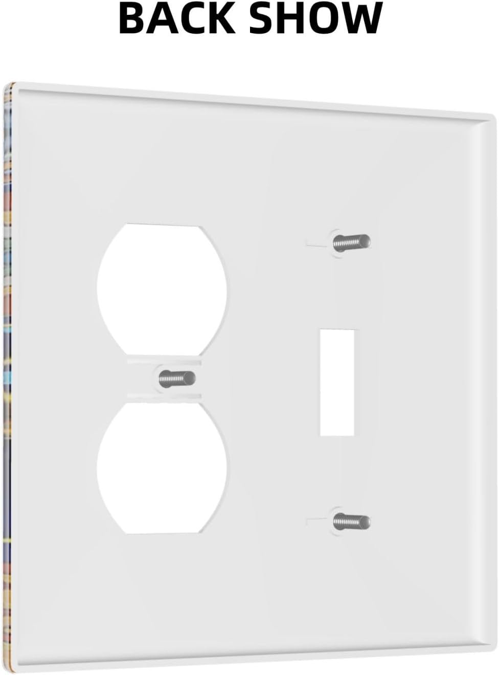 Talavera Mexican Tiles Traditional Color Decoration Print Wallplates 1 Toggle 1 Duplex Switch Plate Electrical GFCI Faceplate Decorative Light Switch Covers for Kitchen Bathroom Decor