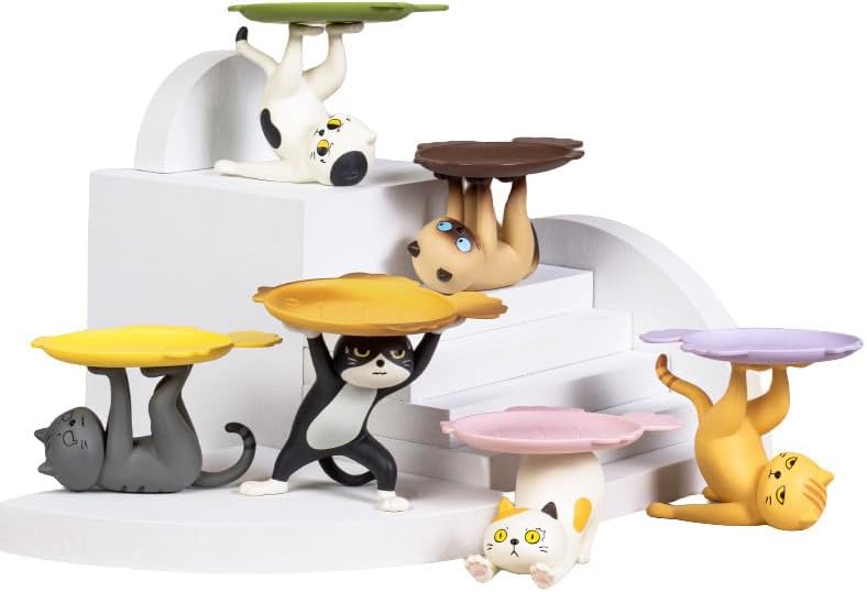 Cat You That Cat Blind Box Cute Figures 6PCs Kawaii Random Design Collectible Toys Desk Accessories